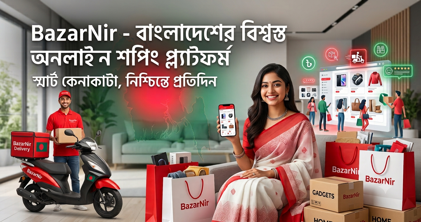 BazarNir – বাংলাদেশের বিশ্বস্ত অনলাইন শপিং প্ল্যাটফর্ম | সহজ ও নিরাপদ কেনাকাটার নতুন ঠিকানা